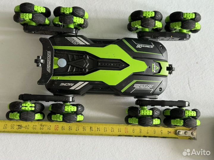 Машинка на пульте управления трюковая