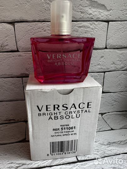 Versace bright crystal absolu тестер