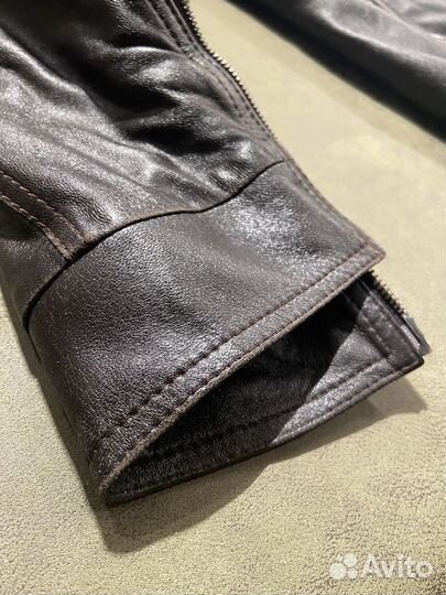 Кожаная куртка мужская (М размер)