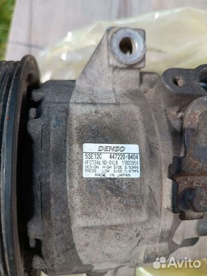 Компрессор кондиционера toyota rav 4, avensis