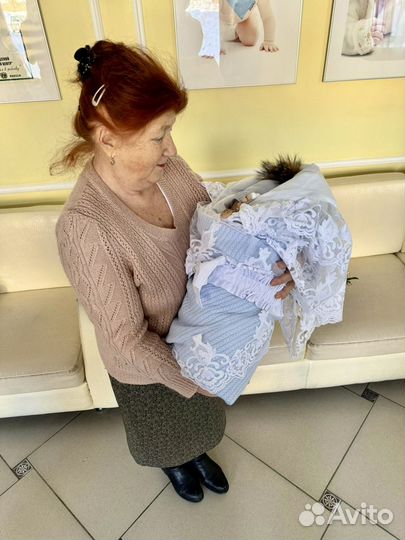 Плед детский на выписку