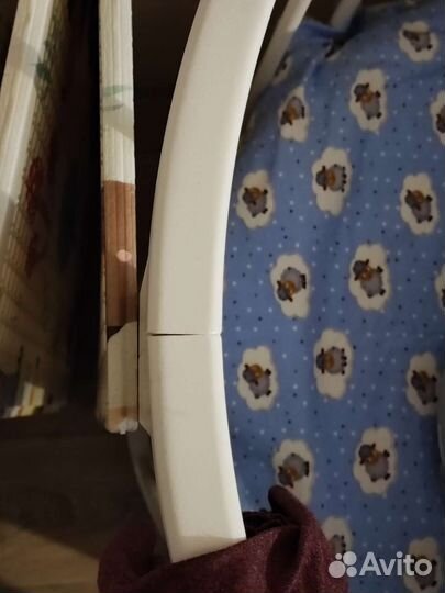 Кроватка-трансфомер, маятник, матрасы (круг, овал)