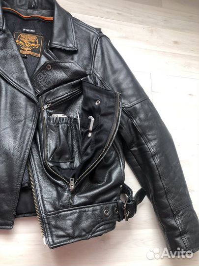 Кожаная куртка - косуха Milwaukee мотокуртка