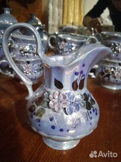 Сервиз Чайный Новый Голубой 90 г Украина 6 перс