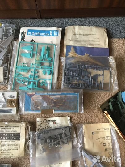 Модели сборные в пакетах