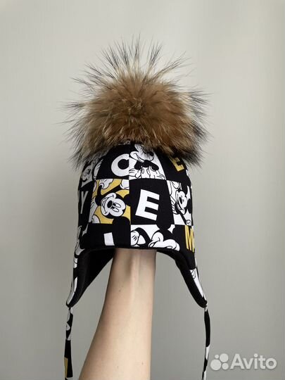 Шапочка с помпоном и снуд