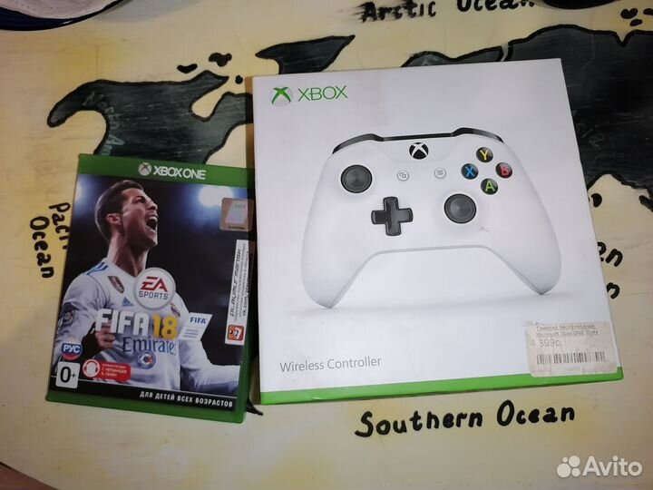Геймпад xbox one +fifa 18