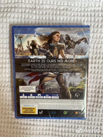 Horizon zero dawn ps4 новая, в пленке