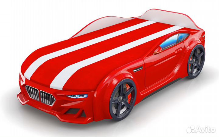 Детская кровать машина