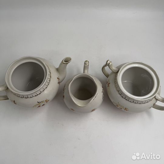 Фарфоровый чайный сервиз Вербилки Барбарис