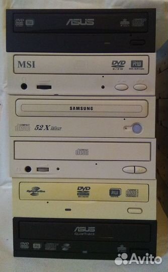 CD и DVD приводы (12 штук)