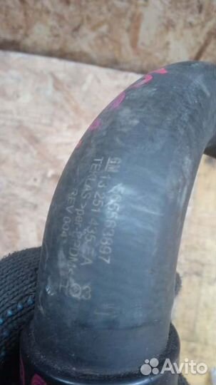 Патрубок радиатора нижний Opel Astra J 1.4