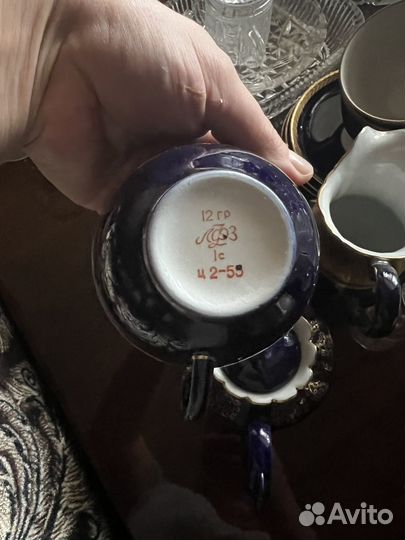 Сервиз чайный фарфор лфз