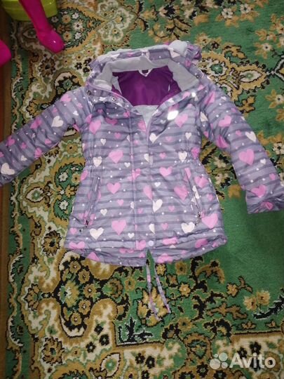 Куртка демисезонная для девочки 116