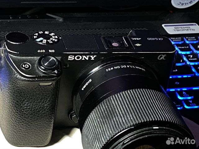 Sony a 6400 + sigma 30mm f1/4 + sony 16-50 объявление продам