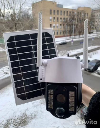 4G камера видеонаблюдения с солнечной батареей