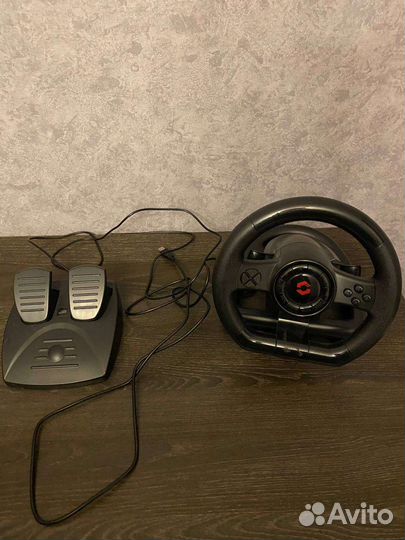 Игровой руль SpeedLink black bolt Racing Wheel