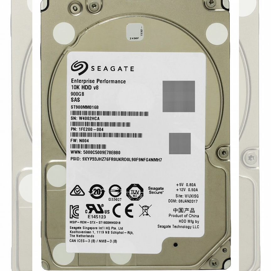 [ST900MM0168] Жесткий Диск Seagate 900gb Sas 2,5 St900mm0168