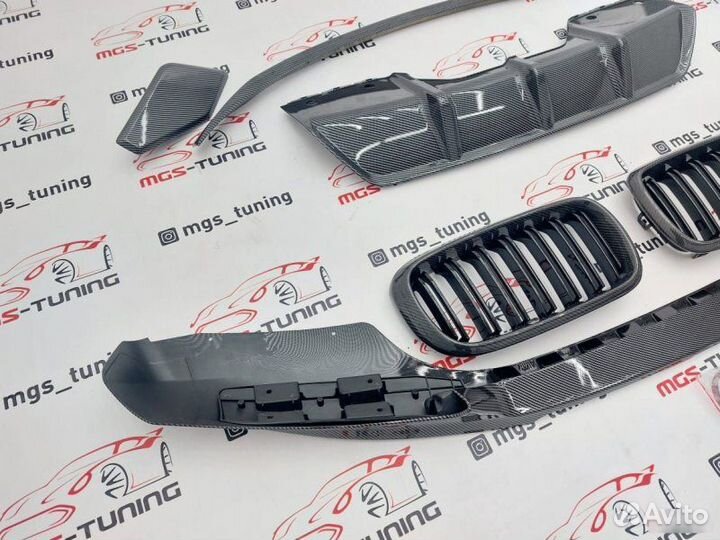 Обвес MP X6 F16 + Спойлер под карбон и ноздри