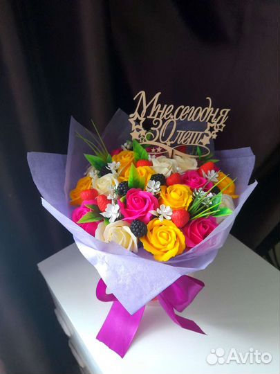 Мыльные букеты