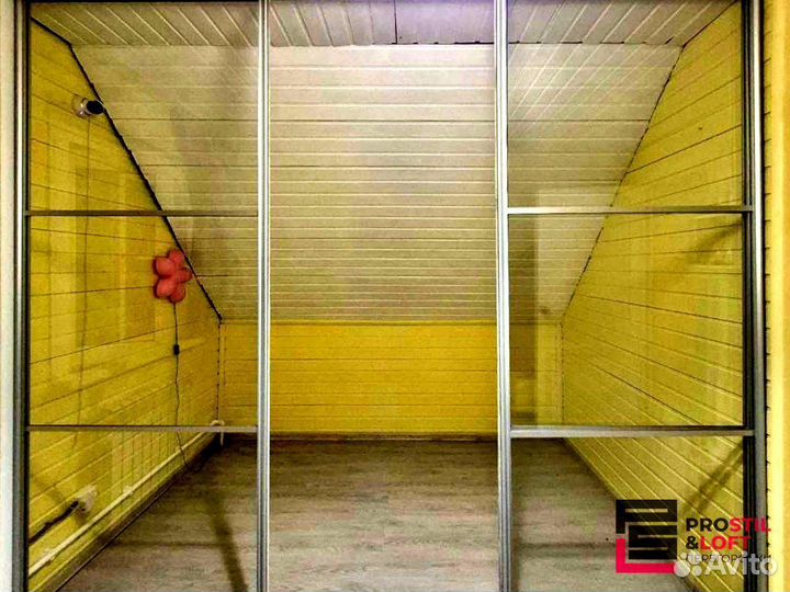 Стеклянная перегородка для зонирования