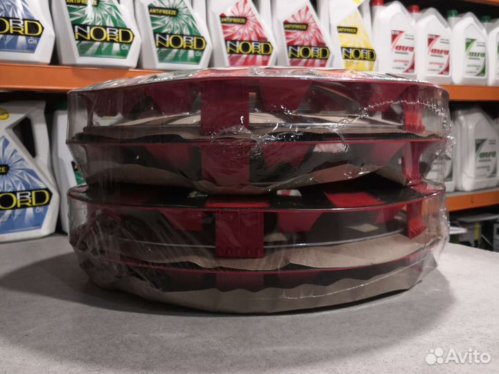 Колпаки колесные GMK RED Blaсk R15 комплект