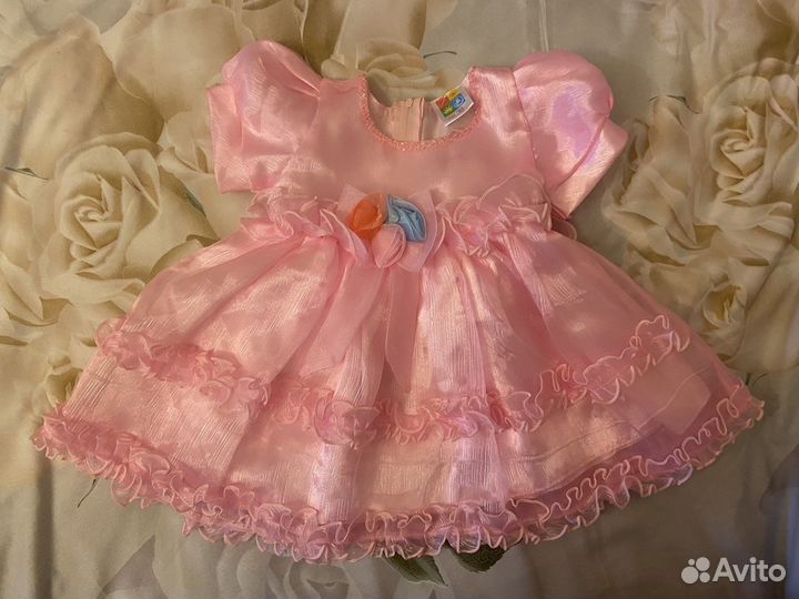 Детское нарядное платье 92