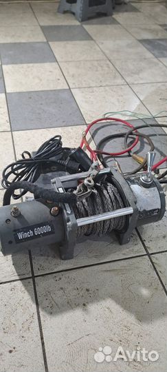 Лебедка электрическая 12v 6000