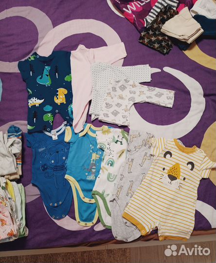 Вещи пакетом на мальчика с рождения до 9 мес
