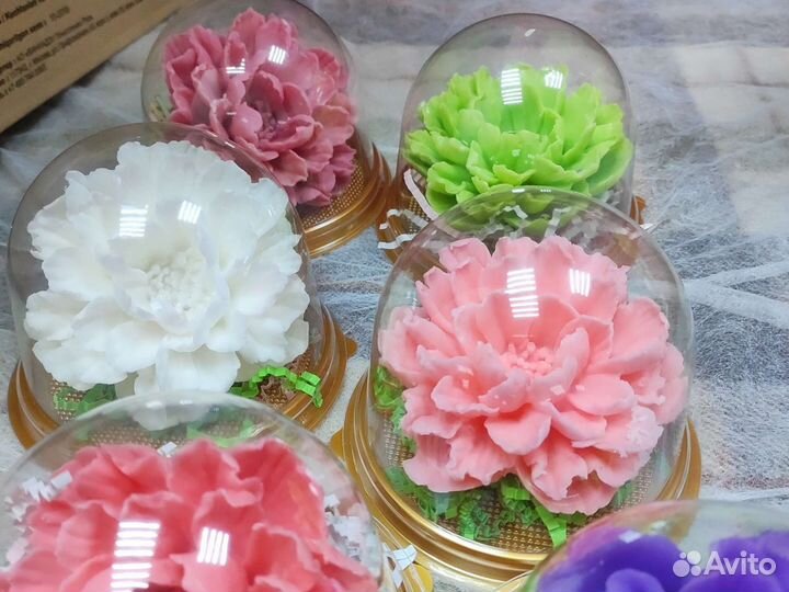 Цветы из мыла