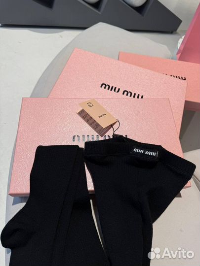 Кашемировые колготки MIU MIU