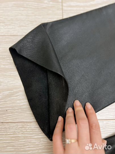 Брюки из наиуральной кожи