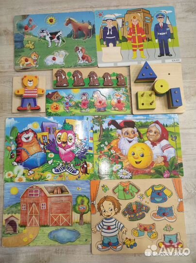 Деревянные пазлы