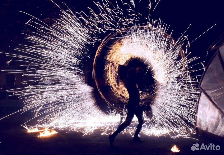 Огненное шоу на праздник