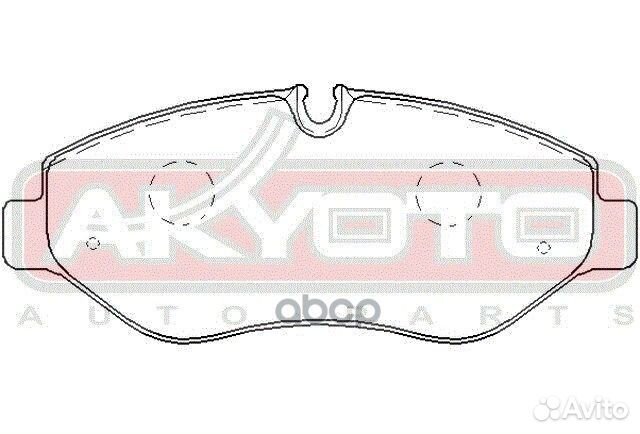 Колодки тормозные дисковые передние С датчиком