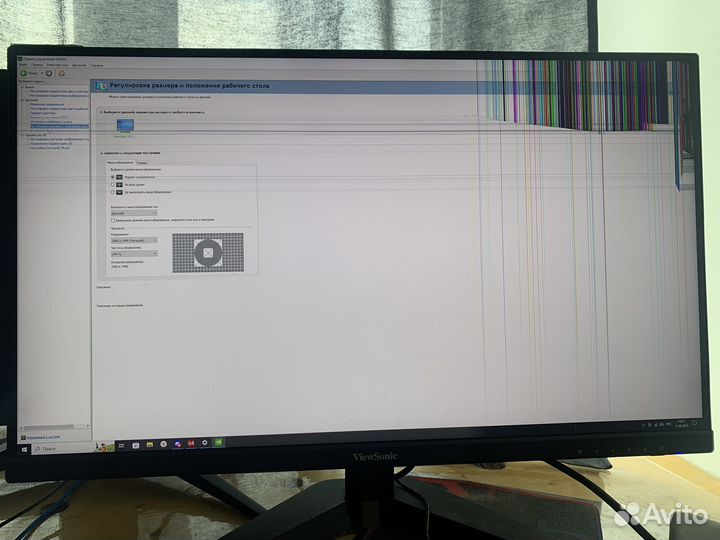 ViewSonic vx2705-2kp-mhd 2K 144Hz битый :