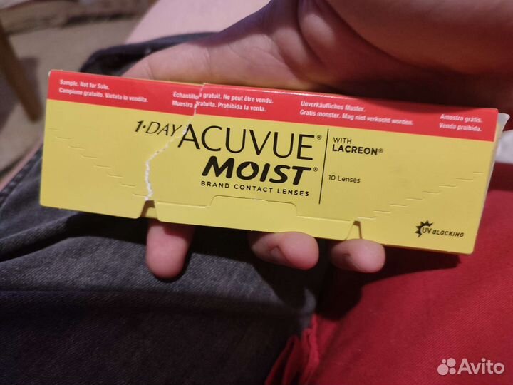 Линзы контактные acuvue oasys, acuvue moist.+3.50