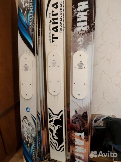 Лыжи охотничьи без отката назад со щетиной