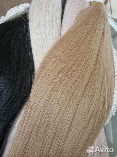 Волосы натуральные срез