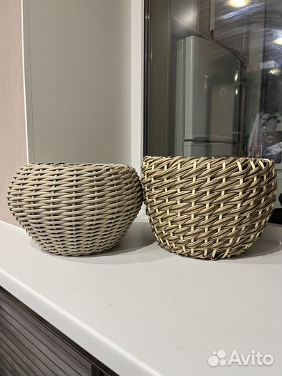 Кашпо из ротанга