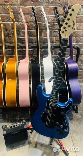 Комплект Электрогитара + Комбик 5 ватт + Чехол