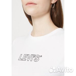 Футболка с принтом Levi's, белый