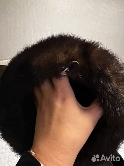 Норковый берет женский