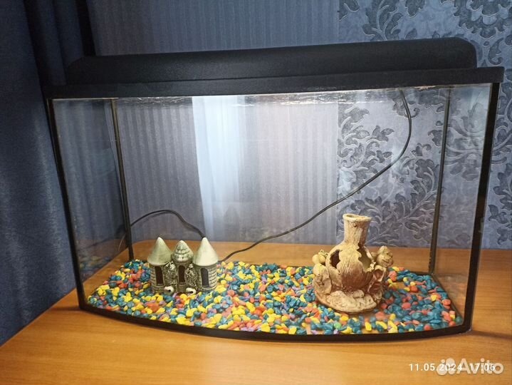 Аквариум с подсветкой 45 л