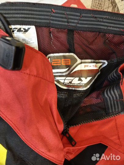 Мотоштаны fly racing + мото наколенники (s/m)