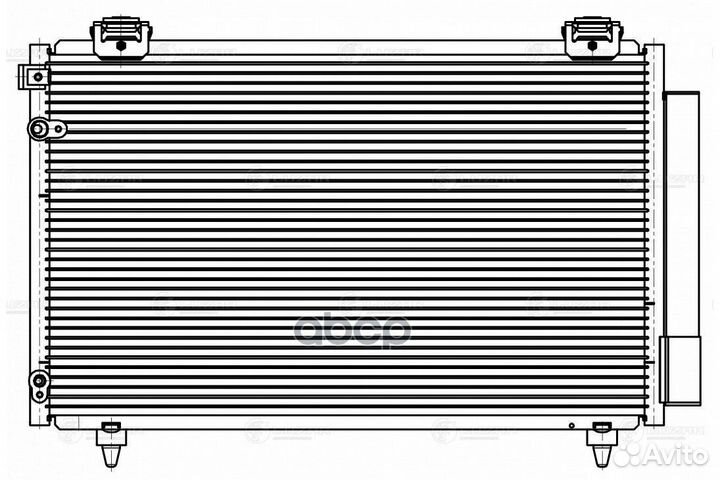 Радиатор кондиц. с ресивером для а/м Toyota Ave