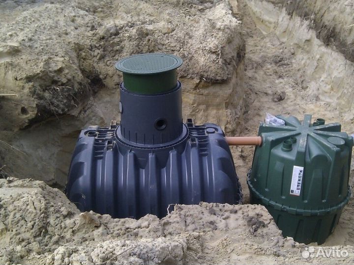 Септик эко Малахит 7 энергонезависимый