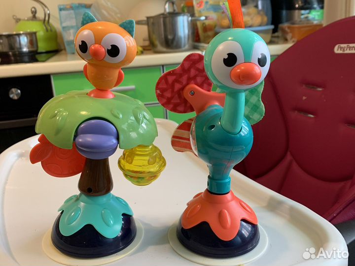 Погремушки на присоске