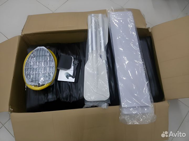 Лодка пвх Stormline Heavy Duty Air Light 380 серая