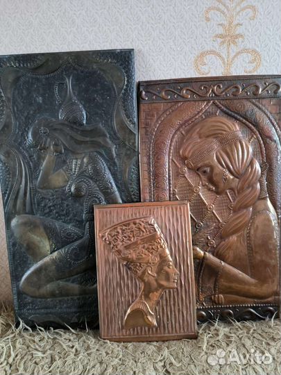 Чеканка медная СССР